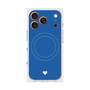 Premium Square Case with MagSafe［ Original - Favorite Color Heart - Blue ］