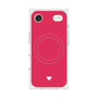 Premium Square Case with MagSafe［ Original - Favorite Color Heart - Red ］