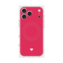 Premium Square Case with MagSafe［ Original - Favorite Color Heart - Red ］