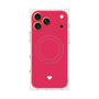 Premium Square Case with MagSafe［ Original - Favorite Color Heart - Red ］