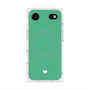 Premium Square Case with MagSafe［ Original - Favorite Color Heart - Green ］
