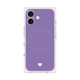 Premium Square Case with MagSafe［ Original - Favorite Color Heart - Purple ］