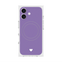 Premium Square Case with MagSafe［ Original - Favorite Color Heart - Purple ］