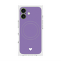 Premium Square Case with MagSafe［ Original - Favorite Color Heart - Purple ］