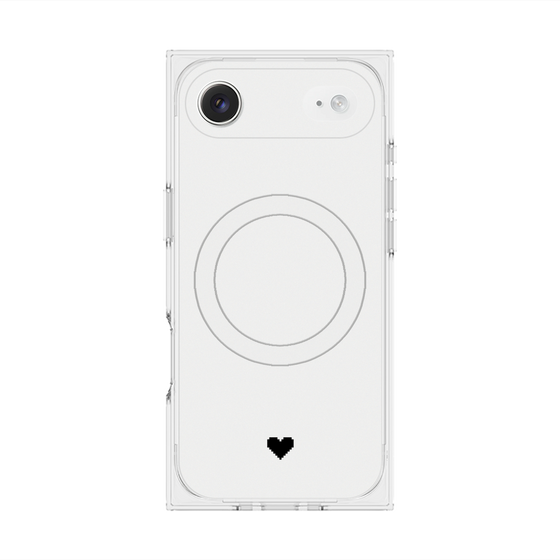 Premium Square Case with MagSafe［ Original - Favorite Color Heart - White ］