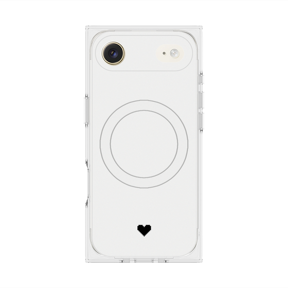 Premium Square Case with MagSafe［ Original - Favorite Color Heart - White ］