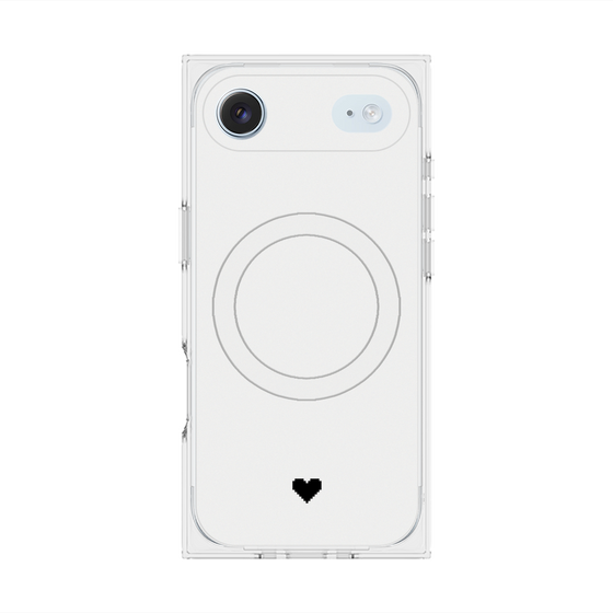 Premium Square Case with MagSafe［ Original - Favorite Color Heart - White ］