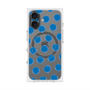 Premium Square Case with MagSafe［ Original - Favorite Color Polka Dots - Blue ］