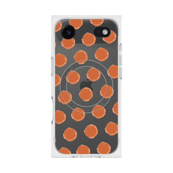 Premium Square Case with MagSafe［ Original - Favorite Color Polka Dots - Red ］