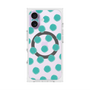 Premium Square Case with MagSafe［ Original - Favorite Color Polka Dots - Green ］