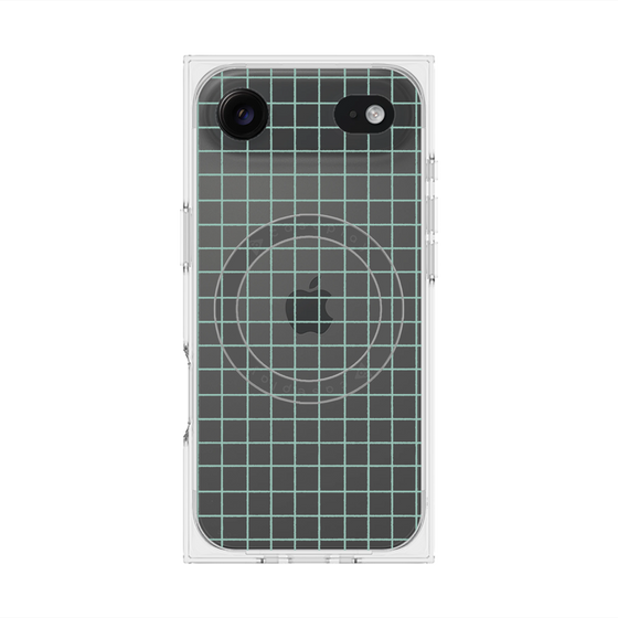 Premium Square Case with MagSafe［ Original - Favorite Color Check - Green ］