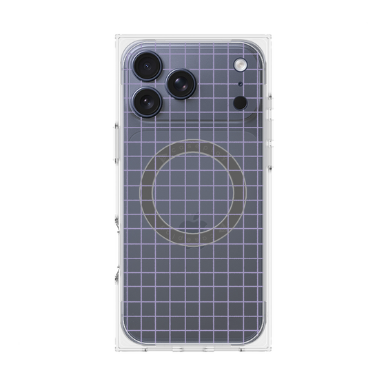 Premium Square Case with MagSafe［ Original - Favorite Color Check - Purple ］