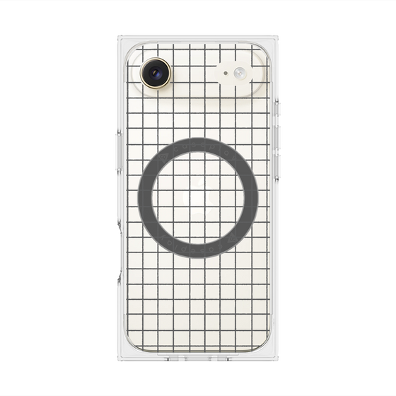 Premium Square Case with MagSafe［ Original - Favorite Color Check - Black ］