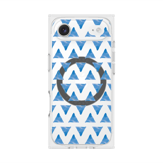 Premium Square Case with MagSafe［ Original - Favorite Color Triangle - Blue ］