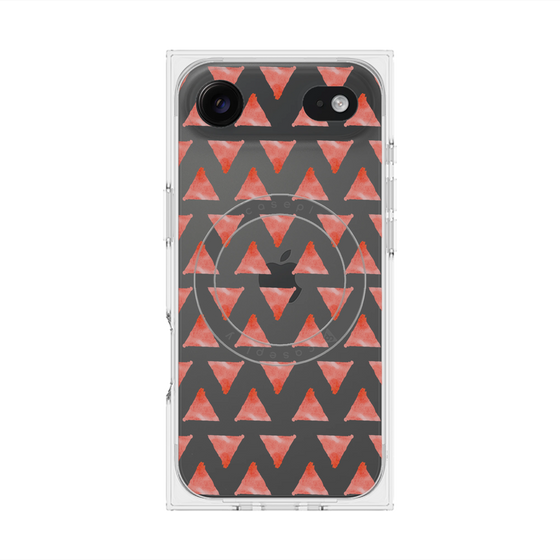 Premium Square Case with MagSafe［ Original - Favorite Color Triangle - Red ］