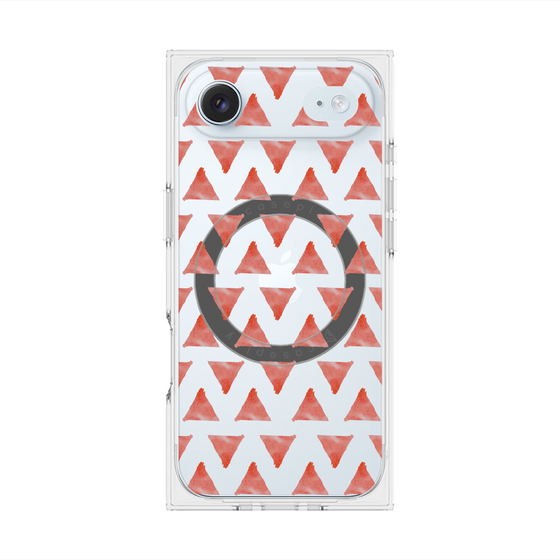 Premium Square Case with MagSafe［ Original - Favorite Color Triangle - Red ］