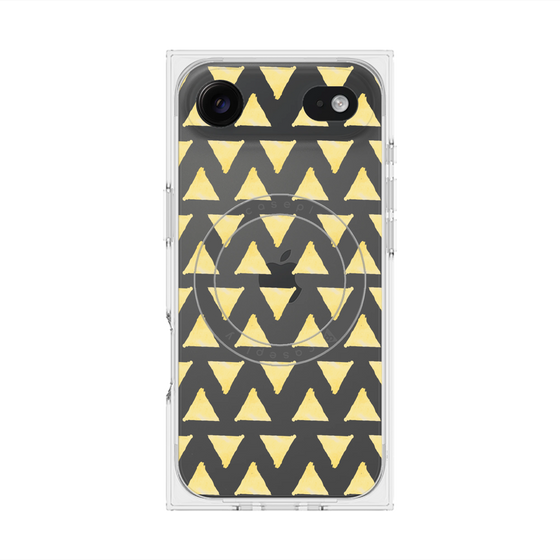 Premium Square Case with MagSafe［ Original - Favorite Color Triangle - Yellow ］