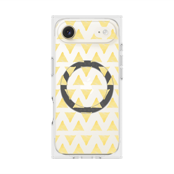 Premium Square Case with MagSafe［ Original - Favorite Color Triangle - Yellow ］
