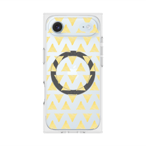 Premium Square Case with MagSafe［ Original - Favorite Color Triangle - Yellow ］