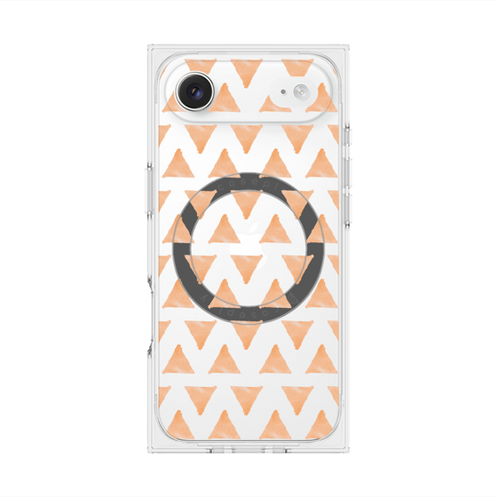 Premium Square Case with MagSafe［ Original - Favorite Color Triangle - Orange ］