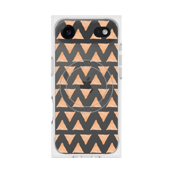 Premium Square Case with MagSafe［ Original - Favorite Color Triangle - Orange ］