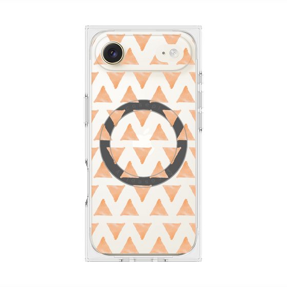 Premium Square Case with MagSafe［ Original - Favorite Color Triangle - Orange ］