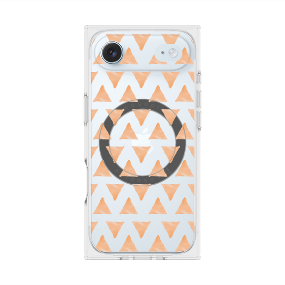 Premium Square Case with MagSafe［ Original - Favorite Color Triangle - Orange ］
