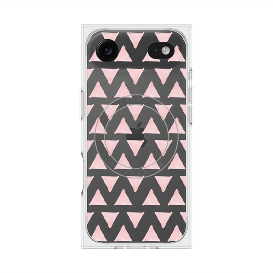 Premium Square Case with MagSafe［ Original - Favorite Color Triangle - Pink ］