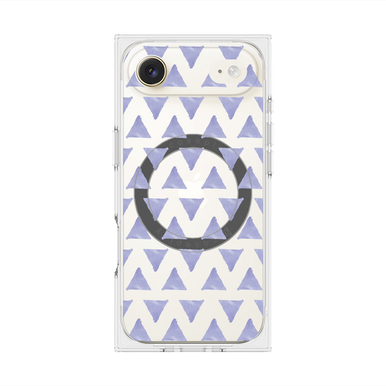 Premium Square Case with MagSafe［ Original - Favorite Color Triangle - Purple ］