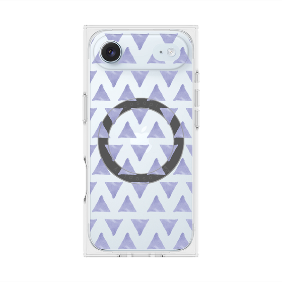 Premium Square Case with MagSafe［ Original - Favorite Color Triangle - Purple ］