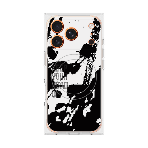 Premium Square Case with MagSafe［ Original - Dot Overlay - KEEP YOUR HEAD UP/C ］