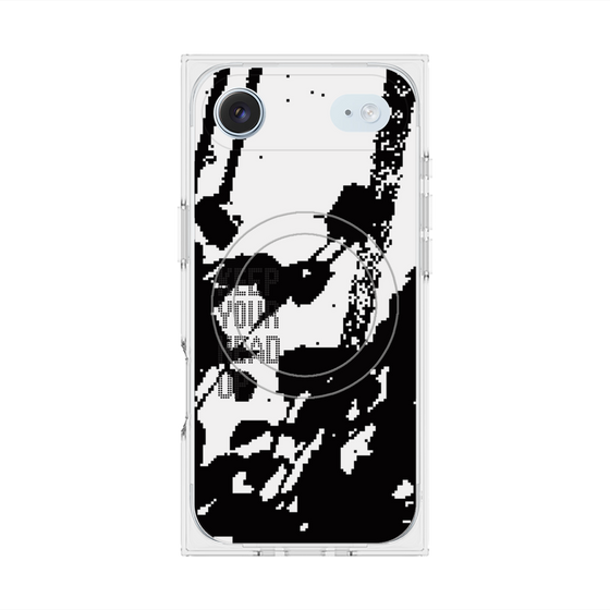 Premium Square Case with MagSafe［ Original - Dot Overlay - KEEP YOUR HEAD UP/C ］