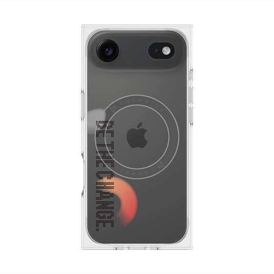 Premium Square Case with MagSafe［ Original - Dot Overlay - BE THE CHANGE/A ］