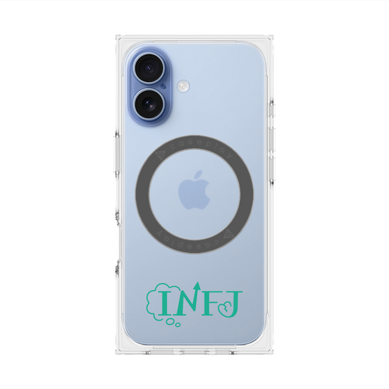 Premium Square Case with MagSafe［ Original - INFJ Advocate - Alphabet ］