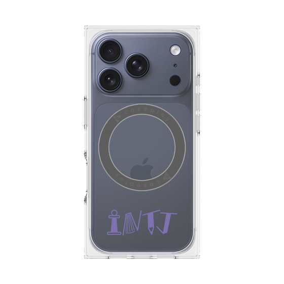 Premium Square Case with MagSafe［ Original - INTJ Architect - Alphabet ］