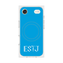 Premium Square Case with MagSafe［ Original - ESTJ Executive - Alphabet - Blue ］