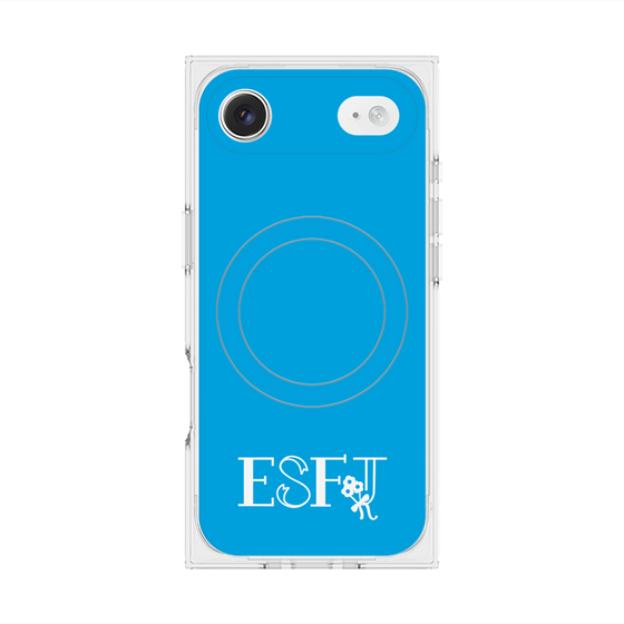 Premium Square Case with MagSafe［ Original - ESFJ Consul - Alphabet - Blue ］