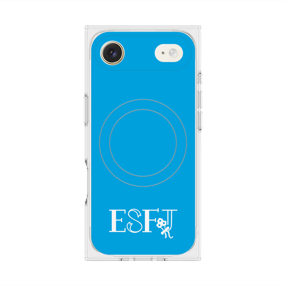 Premium Square Case with MagSafe［ Original - ESFJ Consul - Alphabet - Blue ］
