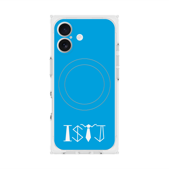 Premium Square Case with MagSafe［ Original - ISTJ Logistician - Alphabet - Blue ］