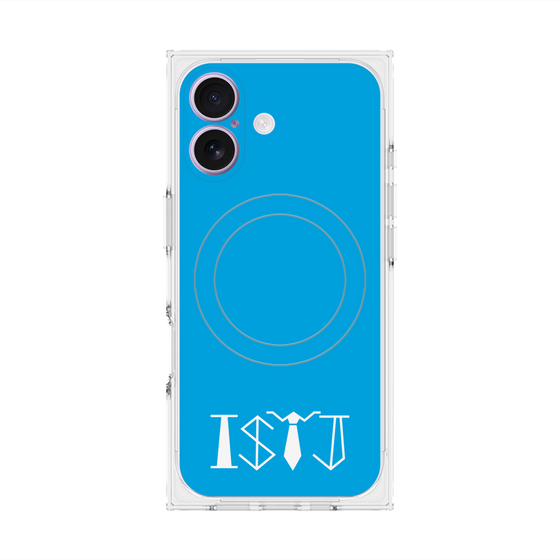 Premium Square Case with MagSafe［ Original - ISTJ Logistician - Alphabet - Blue ］