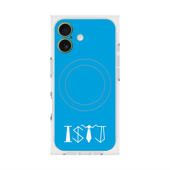 Premium Square Case with MagSafe［ Original - ISTJ Logistician - Alphabet - Blue ］