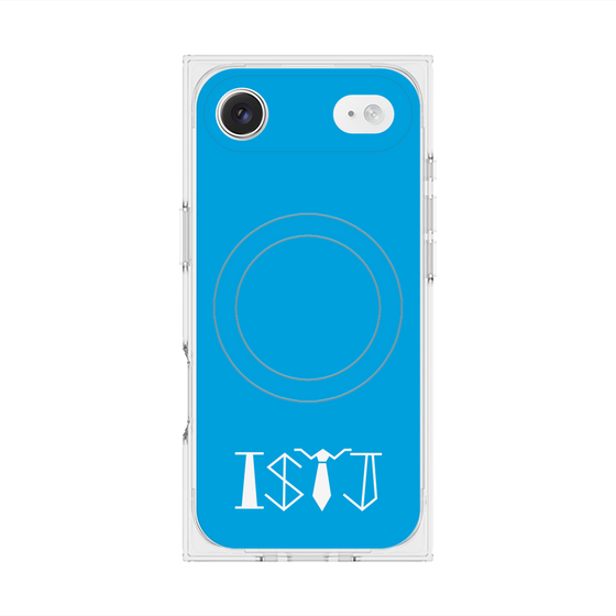 Premium Square Case with MagSafe［ Original - ISTJ Logistician - Alphabet - Blue ］