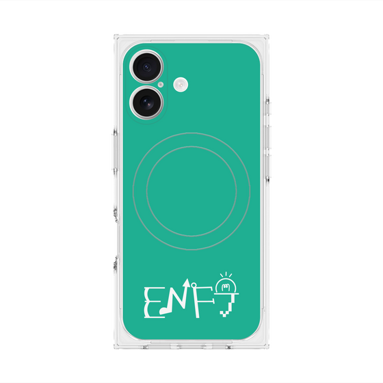 Premium Square Case with MagSafe［ Original - ENFJ Protagonist - Alphabet - Green ］