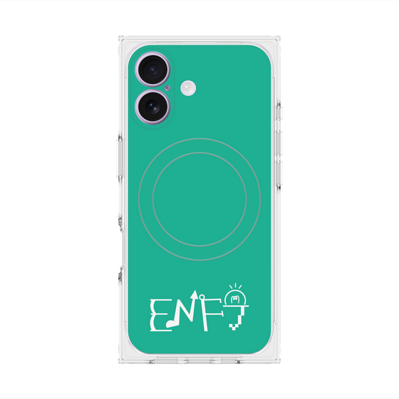 Premium Square Case with MagSafe［ Original - ENFJ Protagonist - Alphabet - Green ］
