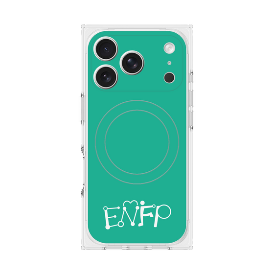 Premium Square Case with MagSafe［ Original - ENFP Campaigner - Alphabet - Green ］