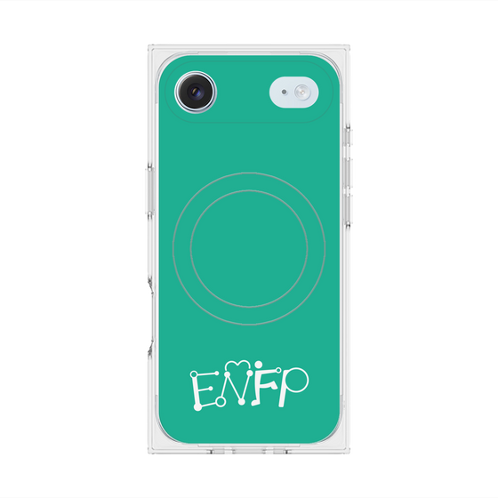Premium Square Case with MagSafe［ Original - ENFP Campaigner - Alphabet - Green ］