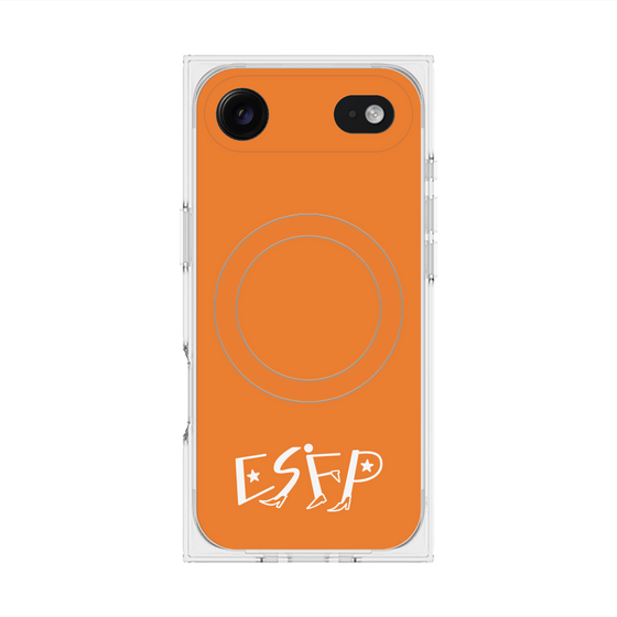 Premium Square Case with MagSafe［ Original - ESFP Entertainer - Alphabet - Orange ］