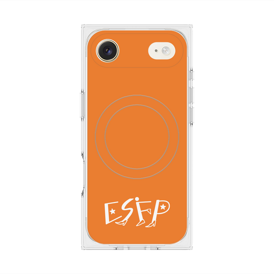 Premium Square Case with MagSafe［ Original - ESFP Entertainer - Alphabet - Orange ］