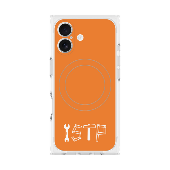 Premium Square Case with MagSafe［ Original - ISTP Virtuoso - Alphabet - Orange ］