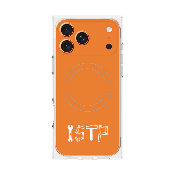 Premium Square Case with MagSafe［ Original - ISTP Virtuoso - Alphabet - Orange ］